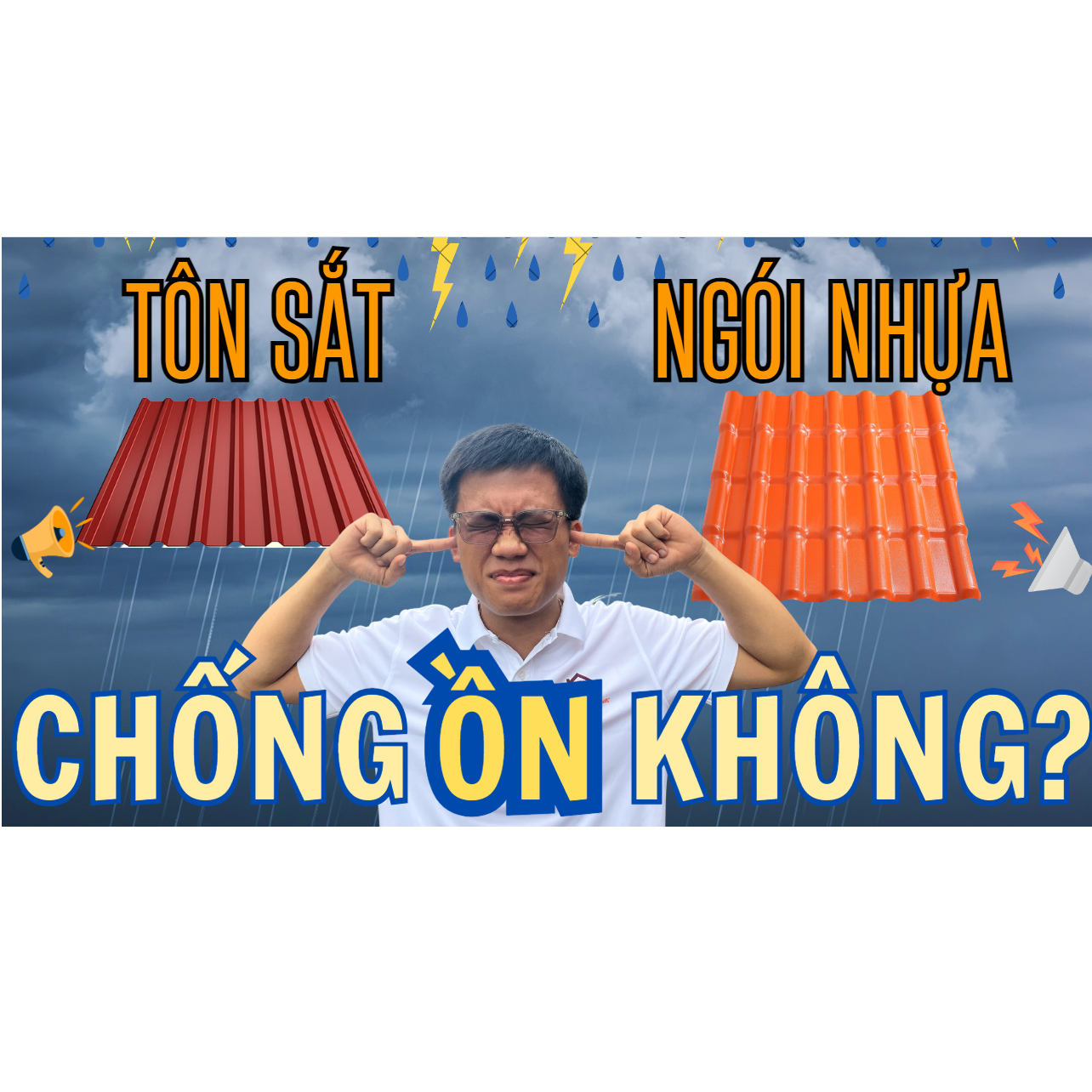 Ngói nhựa có chống ồn không?