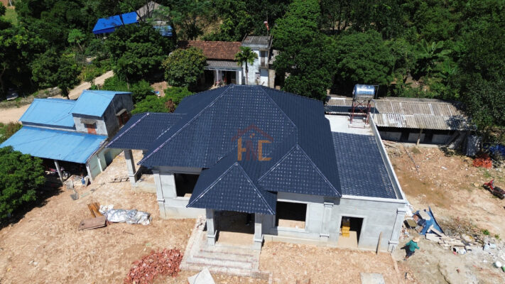 nhà sử dụng ngói nhựa HMC
