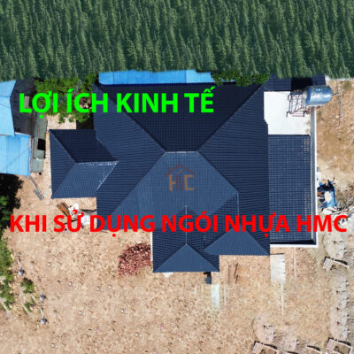 nhà sử dụng ngói nhựa HMC