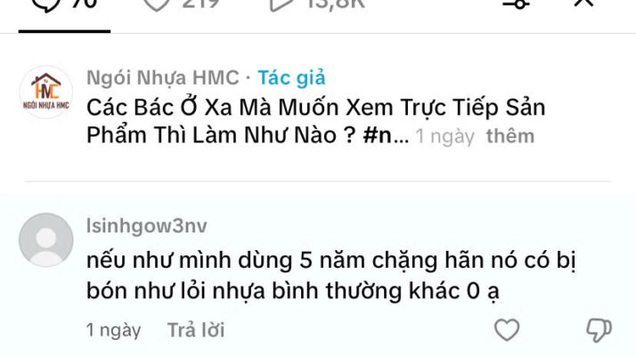 phản hồi của khách hàng