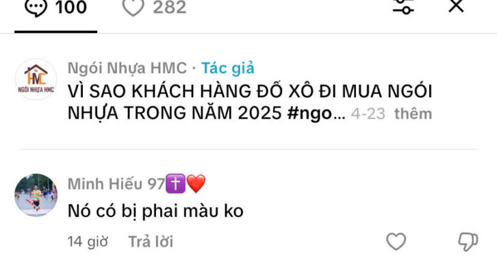 phản hồi của khách hàng