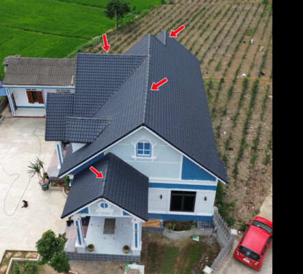 phụ kiện ngói nhựa nhập khẩu mái thái