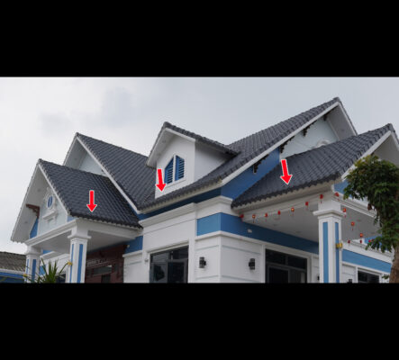 phụ kiện ngói nhựa nhập khẩu mái thái