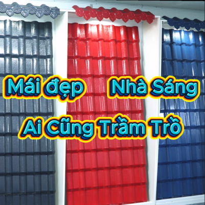 mái nhà đẹp, sáng bóng ai cũng trầm trồ