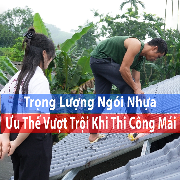Ngói nhựa trọng lượng nhẹ