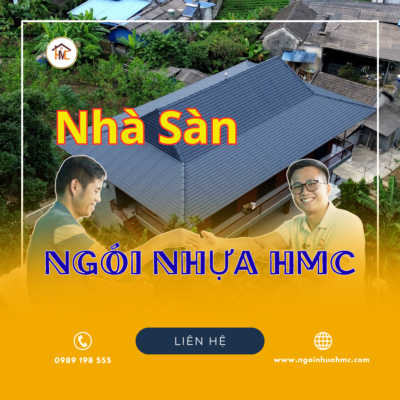 Nhà Sàn sử dụng ngói nhựa HMC